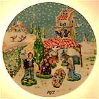 Nativity collector plate by Roch Popelier