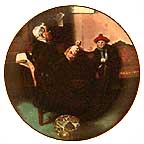 The Doctor And The Doll collector plate by Norman Rockwell