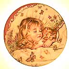 Monday's Child collector plate by Pam Cooper