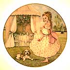 Tuesday's Child collector plate by Pam Cooper