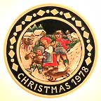 Family Picking Tree collector plate