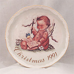 a message from above collector plate by berta hummel hummel christmas plates