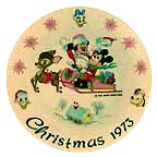 Sleigh Ride collector plate by Disney Studio Artists