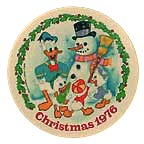 Building A Snowman collector plate by Disney Studio Artists