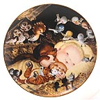 Christmas collector plate by Juan Ferrandiz Castells