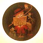 The Flutist collector plate by Juan Ferrandiz