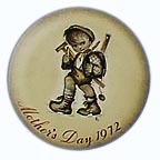 Playing Hookey collector plate by Berta Hummel
