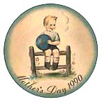 Mother's Little Athlete collector plate by Berta Hummel