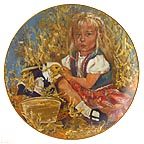 Star's Autumn collector plate by Jessica Zemsky