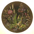 Forest Strawberries In The Moss collector plate by Helmut Meiner
