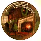 Deck The Halls collector plate by Stluka