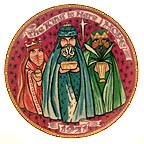 Three Modern Wise Men collector plate by Kamens