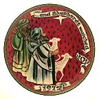 Two Modern Shepherds collector plate by Kamens