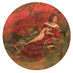 Alaina collector plate by Rob Sauber