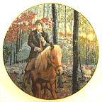 Taylor - artist signed collector plate by Rob Sauber