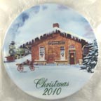 Union Depot in Orrville, Ohio collector plate by David Coolidge