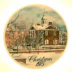 Village Courthouse collector plate by David Coolidge