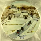 Holmes County, Ohio collector plate by David Coolidge