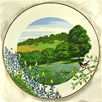 Bluebonnet collector plate by Ralph Mark