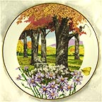 Frost Aster collector plate by Ralph Mark