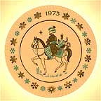 We Three Kings Of Orient collector plate by Gillian West