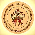 Deck The Halls collector plate by Gillian West