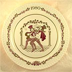 Bringing In The Boar's Head collector plate by P. Wood