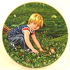 Billy's Treasure collector plate by Nancy Turner