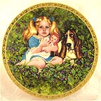 Jenny collector plate by Nancy Turner