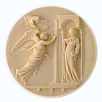 The Annunciation collector plate by Albertu Santangela