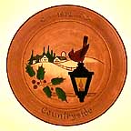 Countryside collector plate by Mary Jane Hillegass