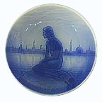 Mermaid Of Copenhagen collector plate by Edvard Eriksen