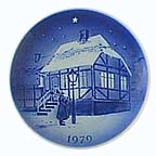 The Old Street Lamp collector plate by Svend Otto