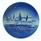 Kronborg Castle, Kolger The Dane collector plate by Svend Otto
