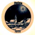 Country Church collector plate