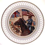 Congress Of Rough Riders collector plate by Jack Woodson