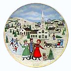 I Heard The Bells On Christmas Day collector plate by Joan Landis