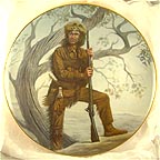 Daniel Boone collector plate by Gregory Perillo