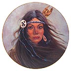 Pocahontas collector plate by Gregory Perillo