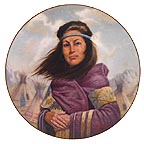 Sacajawea collector plate by Gregory Perillo
