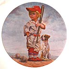 The Big Leaguer collector plate by Gregory Perillo