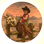 Rodeo Joe collector plate by Gregory Perillo