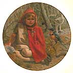 Little Red Riding Hood collector plate by Gregory Perillo