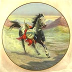 Sioux War Pony collector plate by Gregory Perillo