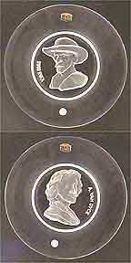 Van Gogh / Van Dyck - set of 2 collector plate