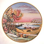 Hudson Valley collector plate by Vincente Tiziano