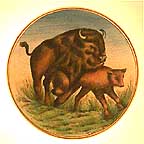 Buffalo collector plate by Guilio Gialletti And Franco Lamincia