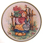 Valentine Girl collector plate by Vincente Tiziano