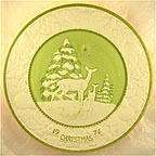 It Came Upon A Midnight Clear collector plate