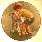 Best Friends collector plate by Thornton Utz